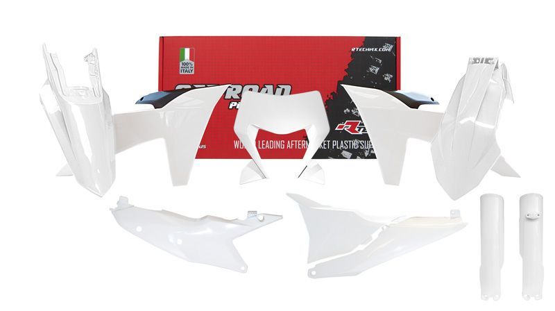 RTECH Plastic Kit KTM EXC EXC-F XCW XCF-W 150 - 500 2024 White