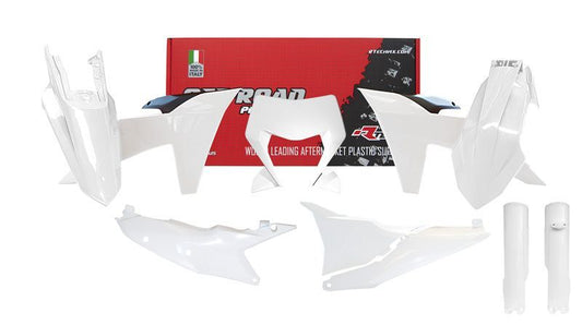 RTECH Plastic Kit KTM EXC EXC-F XCW XCF-W 150 - 500 2024 White