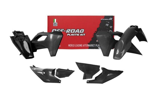 PLASTIC KIT RTECH HUSQVARNA TE FE 150-500 2024 BLACK