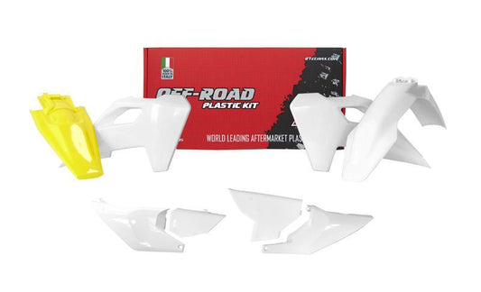 PLASTIC KIT RTECH HUSQVARNA TE FE 150-500 2024 OEM WHITE