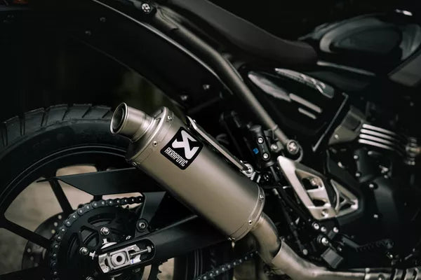 Akrapovic Triumph Speed 400 2023 2024 Slip On Exhaust Road Legal Titanium