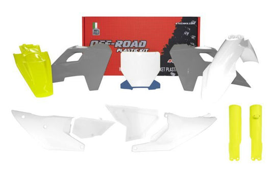 PLASTIC KIT RTECH HUSQVARNA TC125/250 TX300 FC250/350/450 FX350/450 2023-2024 OEM / FORK GUARDS