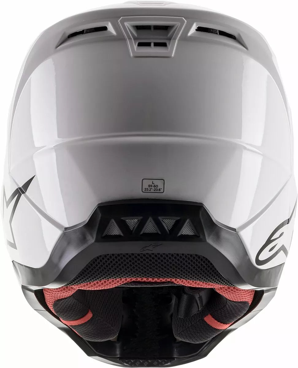 Alpinestars Supertech M5 Solid Helmet White Adult