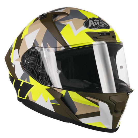 Airoh Valor Full Face Motorcycle Helmet 'Army' Matt