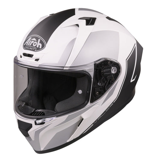 Airoh Valor Full Face Motorcycle Helmet Matt WINGS WHITE