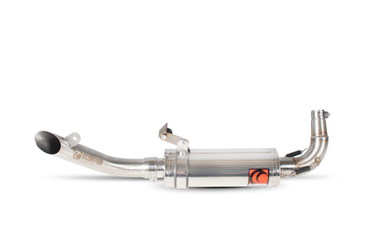 Aprilia RS4 125 Underbelly Slip-on - Stainless Steel Sleeve - Scorpion Exhaust