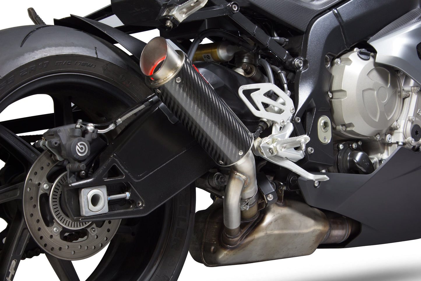 BMWS1000 RRRP1-GP Slip-on - Carbon Fibre Sleeve - Scorpion Exhaust
