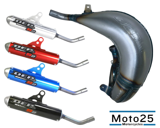 DEP Exhaust FULL SYSTEM- KTM SX85 GASGAS MC85 HUSQVARNA TC85 2025 Front Pipe + Silencer Steel NEW