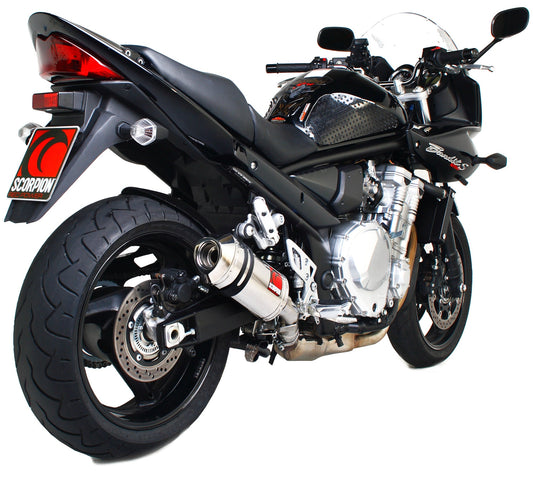 Suzuki GSF650 Bandit (2007-11) / GSF1250 Bandit (2007-15)Carbine Slip-on - Polished Stainless Steel Sleeve - Scorpion Exhaust