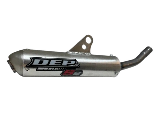 DEP Round Silencer Exhaust Honda CR125 CR 125 1989 - 1990