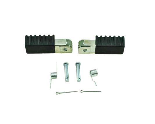 PW50 PY50 Y-ZINGER PEEWEE PEE WEE Black Footpegs Foot Pegs Assembly Kit