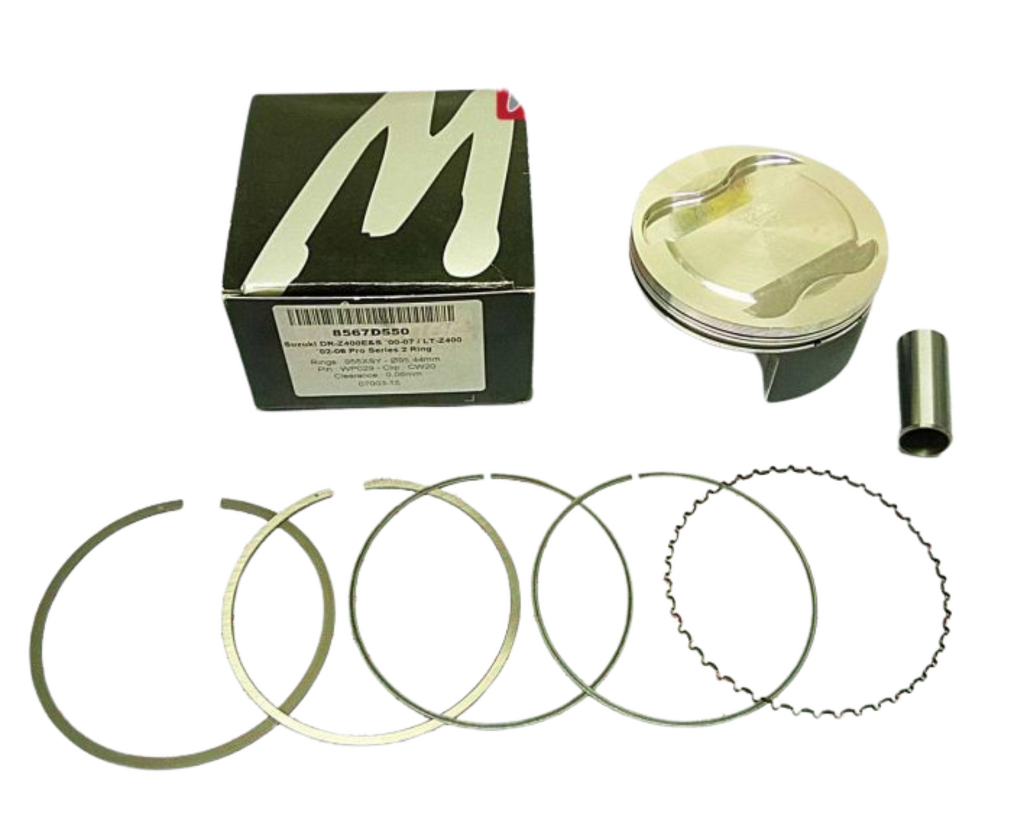 DRZ400 WOSSNER PISTON 00-14 90.00 HC, FORGED WOSSNER KIT 8567DA 13001-S006, 1211
