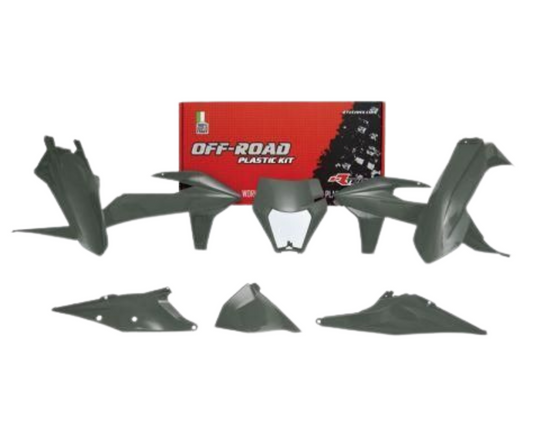 RTECH Plastic Kit KTM EXC EXC-F XC-W 125 - 500 2017 - 2023 GREY