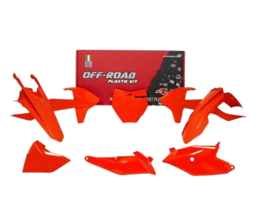RTECH Plastic Kit KTM GASGAS MC85 SX85 2018 - 2024 NEON ORANGE