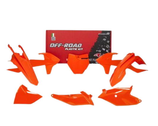 RTECH Plastic Kit KTM GASGAS MC85 SX85 2018 - 2024 ORANGE