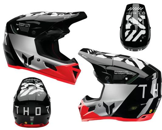Thor Reflex Sport Strike MIPS MX Motocross Helmet Black / Red
