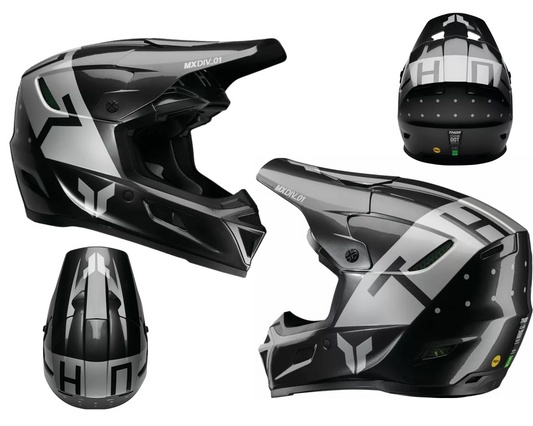 Thor Reflex Sport Rogue MIPS MX Motocross Helmet Silver / Grey
