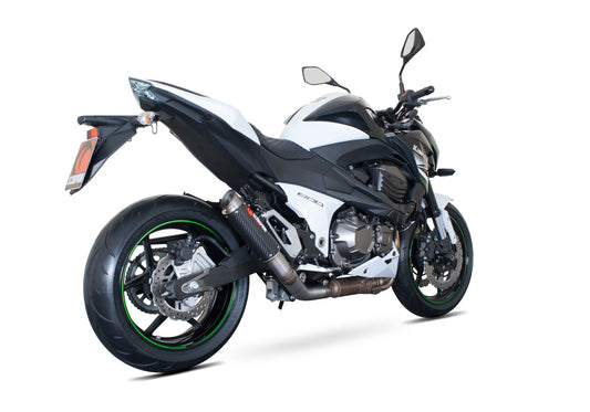 Kawasaki Z800 RP1-GP Slip-on - Carbon Fibre Sleeve - Scorpion Exhaust
