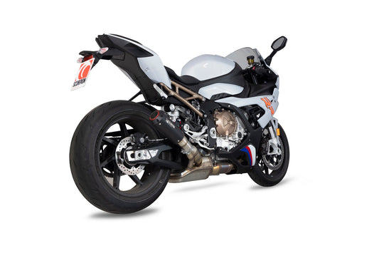 BMWS1000 RR Red Power Slip-on - Black Ceramic Coated Sleeve - Scorpion Exhaust