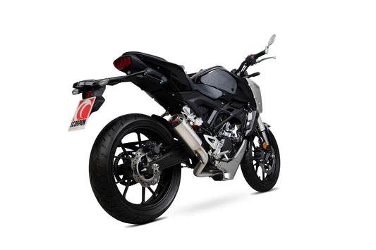 Honda CB125 R Red Power Full System - Titanium Sleeve - Scorpion Exhaust