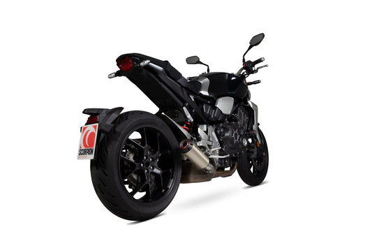 Honda CB1000 R Red Power Slip-on - Titanium Sleeve - Scorpion Exhaust