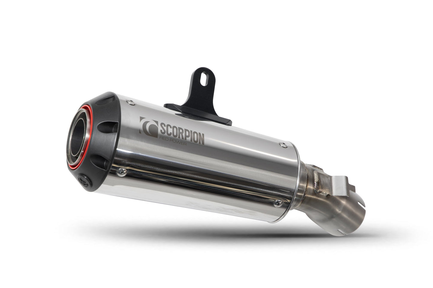 Kawasaki Z900 RS Red Power Slip-on - Polished Stainless Steel Sleeve - Scorpion Exhaust