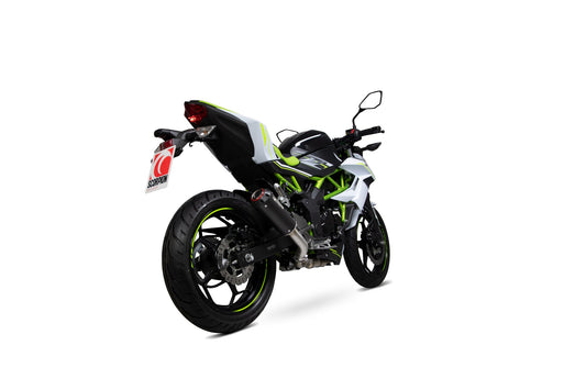 Kawasaki Z125 Red Power Slip-on - Black Ceramic Coated Sleeve - Scorpion Exhaust