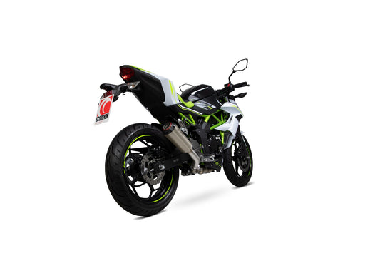 Kawasaki Z125 Red Power Slip-on - Titanium Sleeve - Scorpion Exhaust