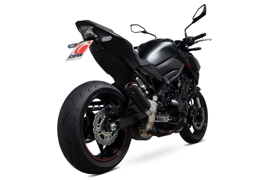 Kawasaki Z900 Red Power Slip-on - Black Ceramic Coated Sleeve. Does not fit US model. - Scorpion Exhaust