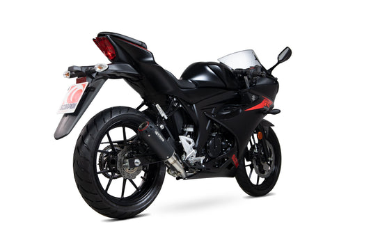 Suzuki GSX-R 125 / GSX-R 150 Red Power Full System - Black Ceramic Coated Sleeve - Scorpion Exhaust