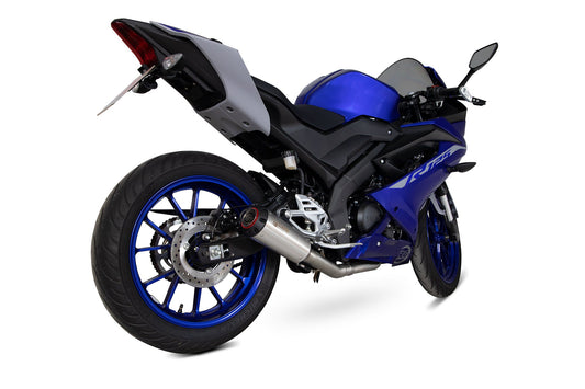 Yamaha YZF-R125 Red Power Full System - Titanium Sleeve - Scorpion Exhaust