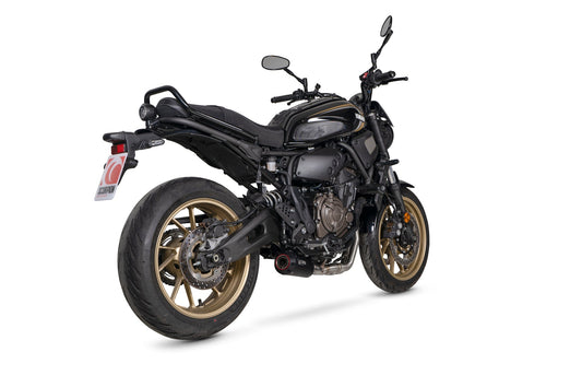 Yamaha XSR 700 Red Power Full System - Black Ceramic Coated Sleeve - Scorpion Exhaust