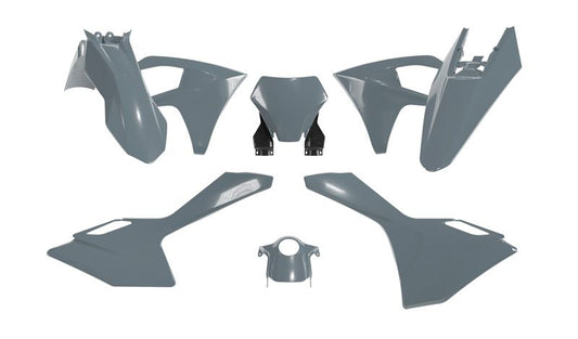 PLASTIC KIT RTECH GASGAS MC 125 - 450 2024-2025 QUANTUM GREY