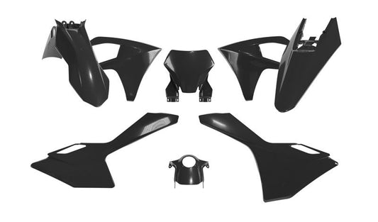 PLASTIC KIT RTECH GASGAS MC 125 - 450 2024-2025 BLACK
