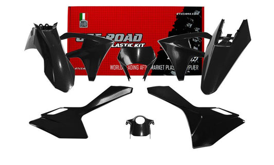 PLASTIC KIT RTECH GASGAS EC EC-F EX EX-F 125/250/300/350/450 2024-2025 BLACK