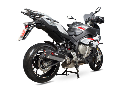 BMWS1000 XR Serket Parallel Slip-on - Carbon Fibre Sleeve - Scorpion Exhaust