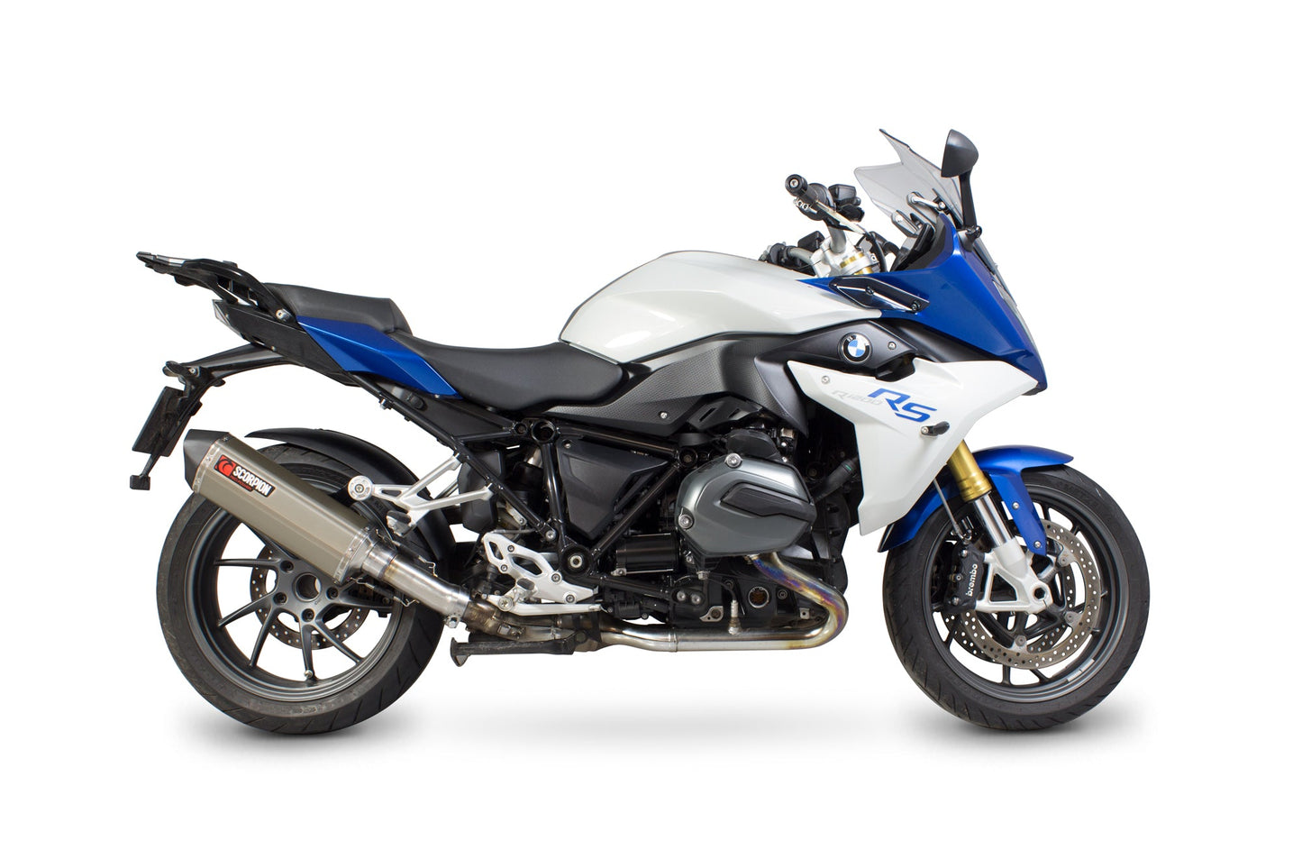 BMWR1200 R / R1200 RS Serket Parallel Slip-on - Titanium Sleeve - Scorpion Exhaust