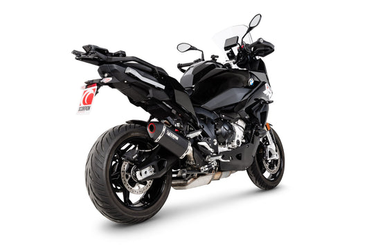 BMWS 1000 XR Serket Parallel Slip-on - Black Ceramic Coated Sleeve - Scorpion Exhaust