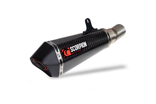 BMWM1000 R Serket Taper Slip-on - Carbon Fibre Sleeve - Scorpion Exhaust