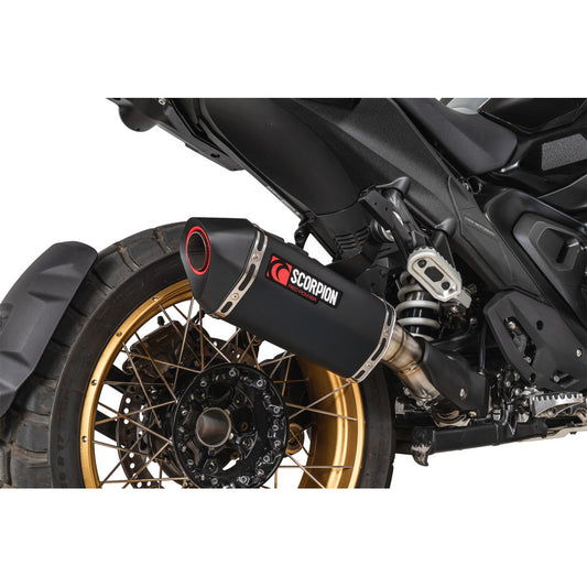 BMW R1300 GS Euro 5+ 2023 - 2025 Serket Parallel Slip-on Black Ceramic - Scorpion Exhaust (Copy)