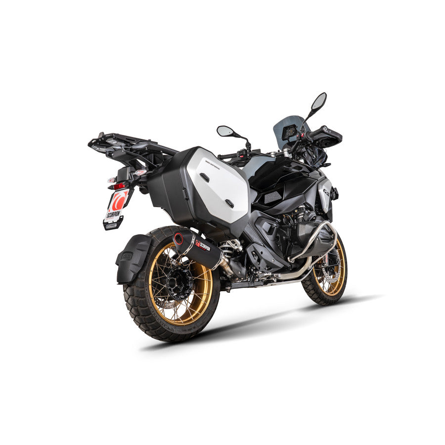 BMW R1300 GS Euro 5+ 2023 - 2025 Serket Parallel Slip-on Black Ceramic - Scorpion Exhaust (Copy)
