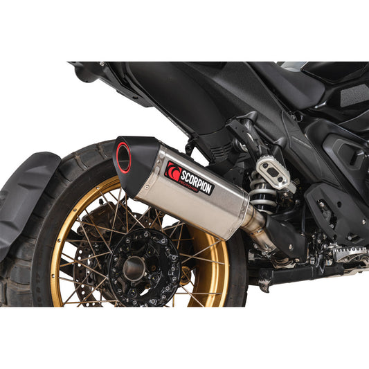 BMW R1300 GS Euro 5+ 2023 - 2025 Serket Parallel Slip-on Stainless - Scorpion Exhaust