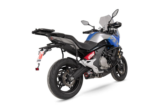 CFMOTO650 MT Serket Taper Slip-on - Carbon Fibre Sleeve - Scorpion Exhaust