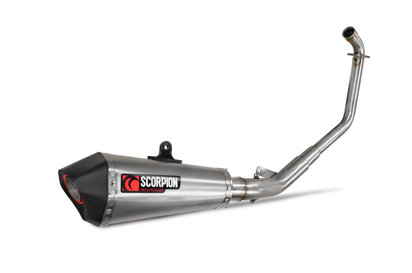 Honda CB 125 R - Single lambda sensor models only Serket Taper Full System - Brushed Stainless Steel Sleeve - Scorpion Exhaust