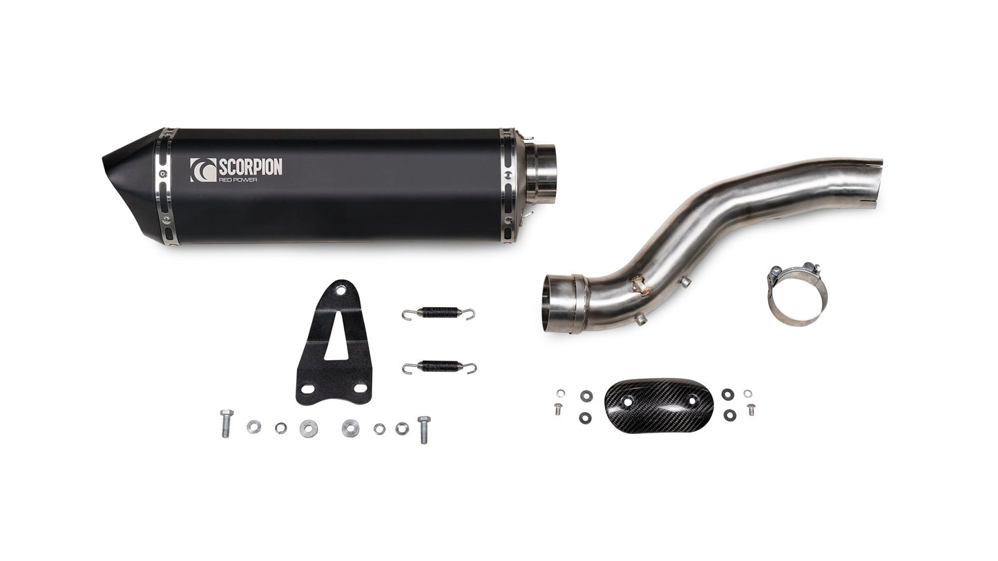 Harley Davidson Pan America 1250 Serket Parallel Slip-on - Black Ceramic Coated Sleeve - Scorpion Exhaust