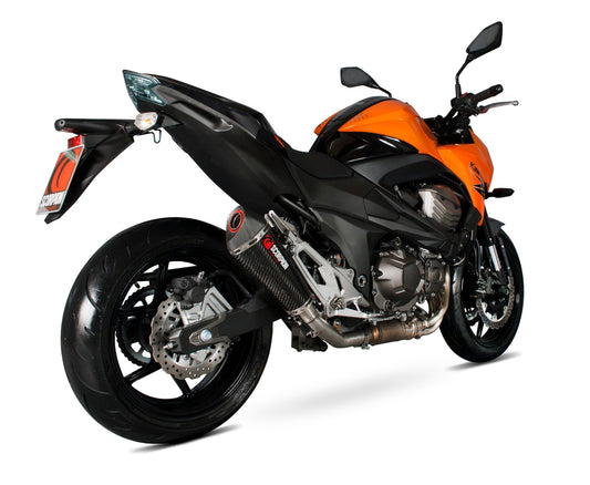 Kawasaki Z800 E Serket Taper Slip-on - Carbon Fibre Sleeve - Scorpion Exhaust