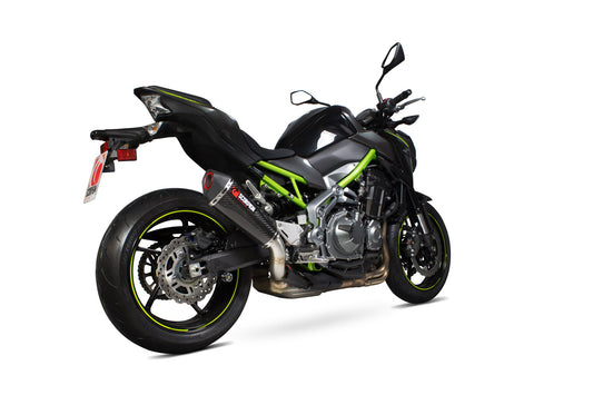 Kawasaki Z900 Serket Taper Slip-on - Carbon Fibre Sleeve - Scorpion Exhaust