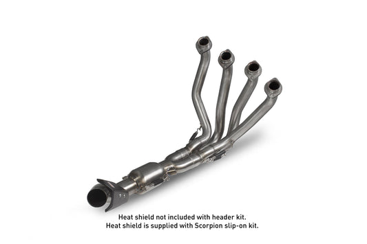 Kawasaki Z900 Header Pipes - Fits to O.E and Scorpion slip-on silencer. Catalyst not included - Scorpion Exhaust