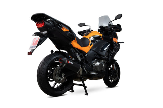 Kawasaki Versys 1000 / SE / Tourer / GT Serket Parallel Slip-on - Black Ceramic Sleeve - Scorpion Exhaust