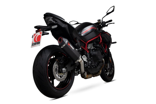 Kawasaki Z H2 Serket Parallel Slip-on - Black Ceramic Coated Sleeve - Scorpion Exhaust